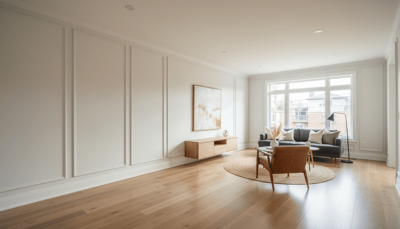 Completed residential property improvement project
